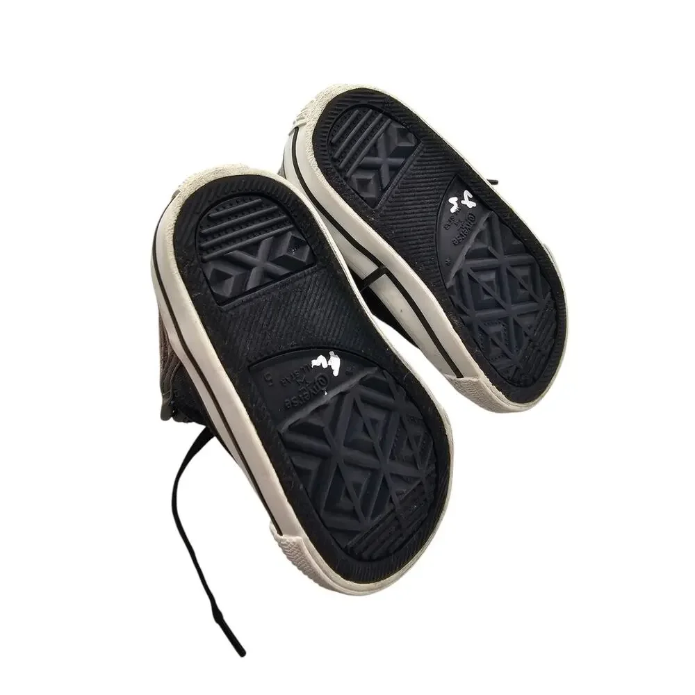 Converse Infants Chuck Taylor All Star High Street sneakers Sz 5 Black Gray
